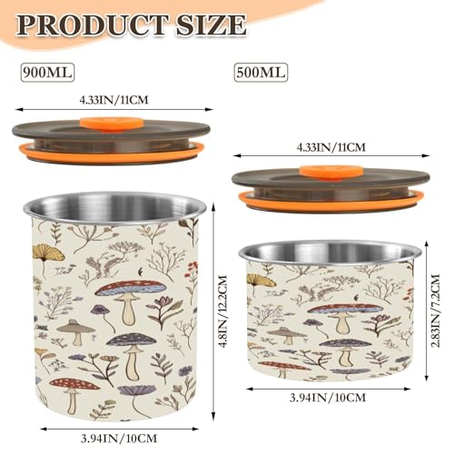 Envase de café hermético de acero inoxidable 30oz ATTX miniatura 2