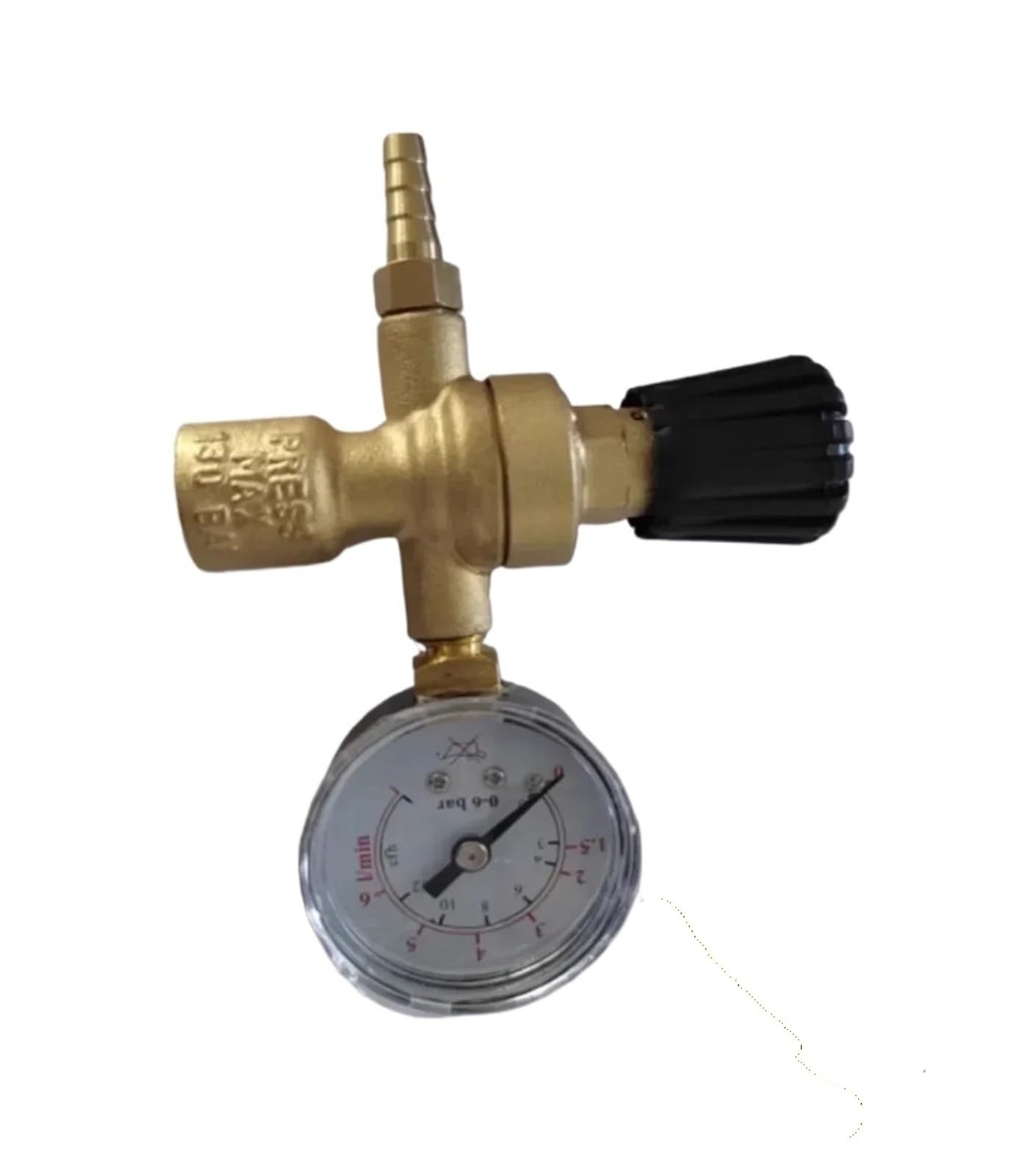 Vmvud Yj-12 Pressure Reducer M10*1 Pressure Reducing Valve 36V/220V Welding Pressure Gauge