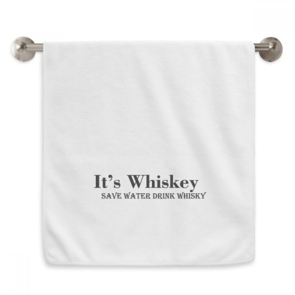 Gant de toilette Save Water Drink Whisky, le cadeau idéal pour amateur de spiritueux