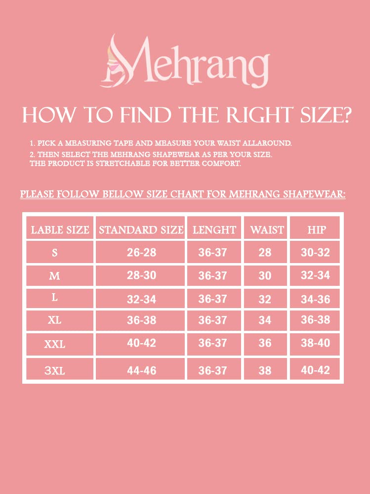 Image of Mehrang Stretchable Saree Shapewear Petticoat for Women, Cotton Blended,Petticoat,Skirts for Women,Shape Wear Dress for Saree