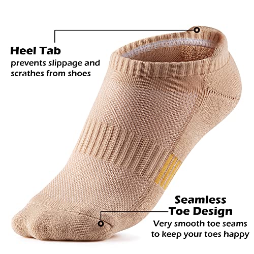 Gonii Ankle Socks Womens Running Athletic No Show Socks Cushioned 5-Pairs #TOP3