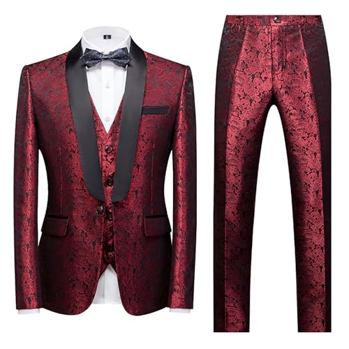 Robe de soirée ensemble jacquard homme costume de cérémonie haut de gamme