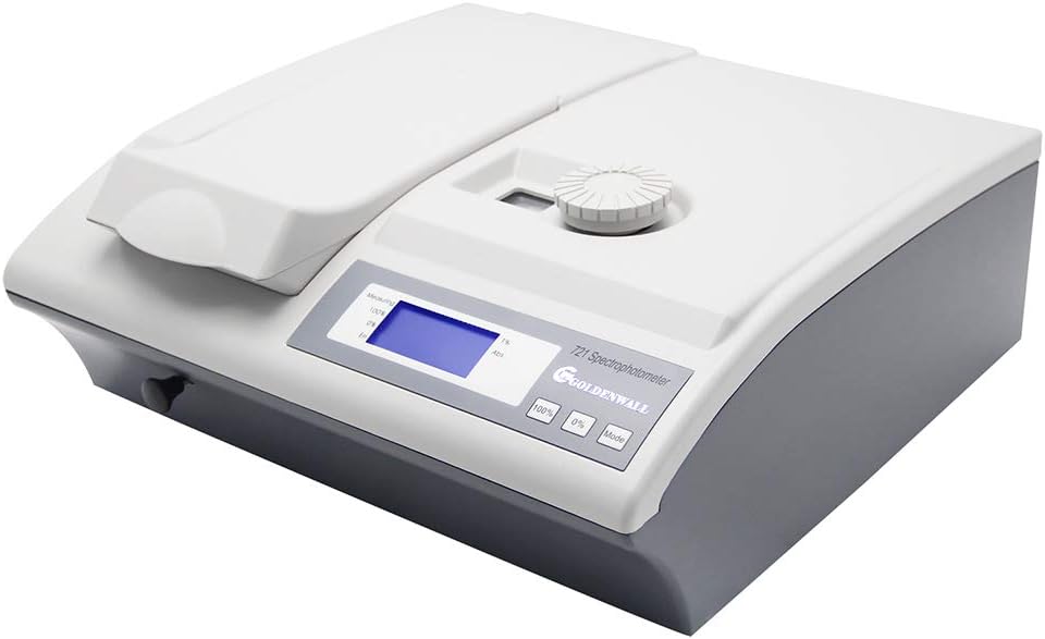 CGOLDENWALL 721 Visible Spectrophotometer Lab Spectrophotometer