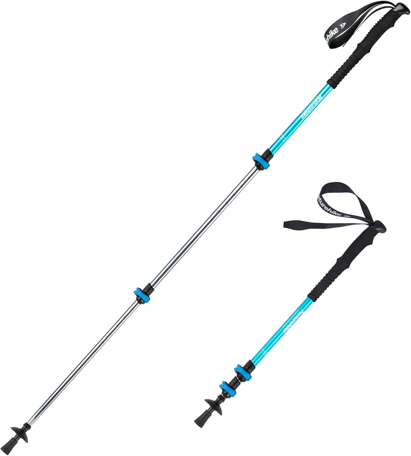 Naturehike Ultralight Walking Sticks Women and Men Hiking Sticks 61135 cm Foldable