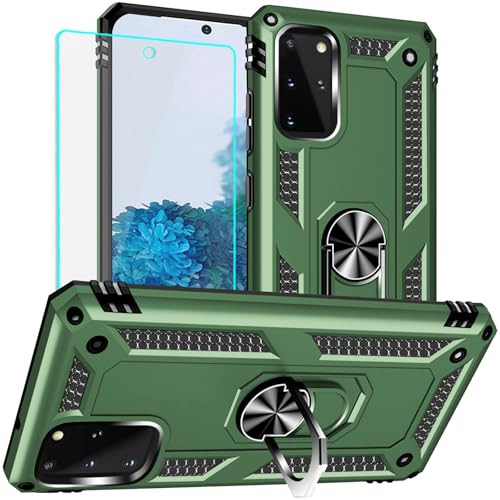 Coque Samsung S20 Plus avec anneau de support pour vidéos et écran HD