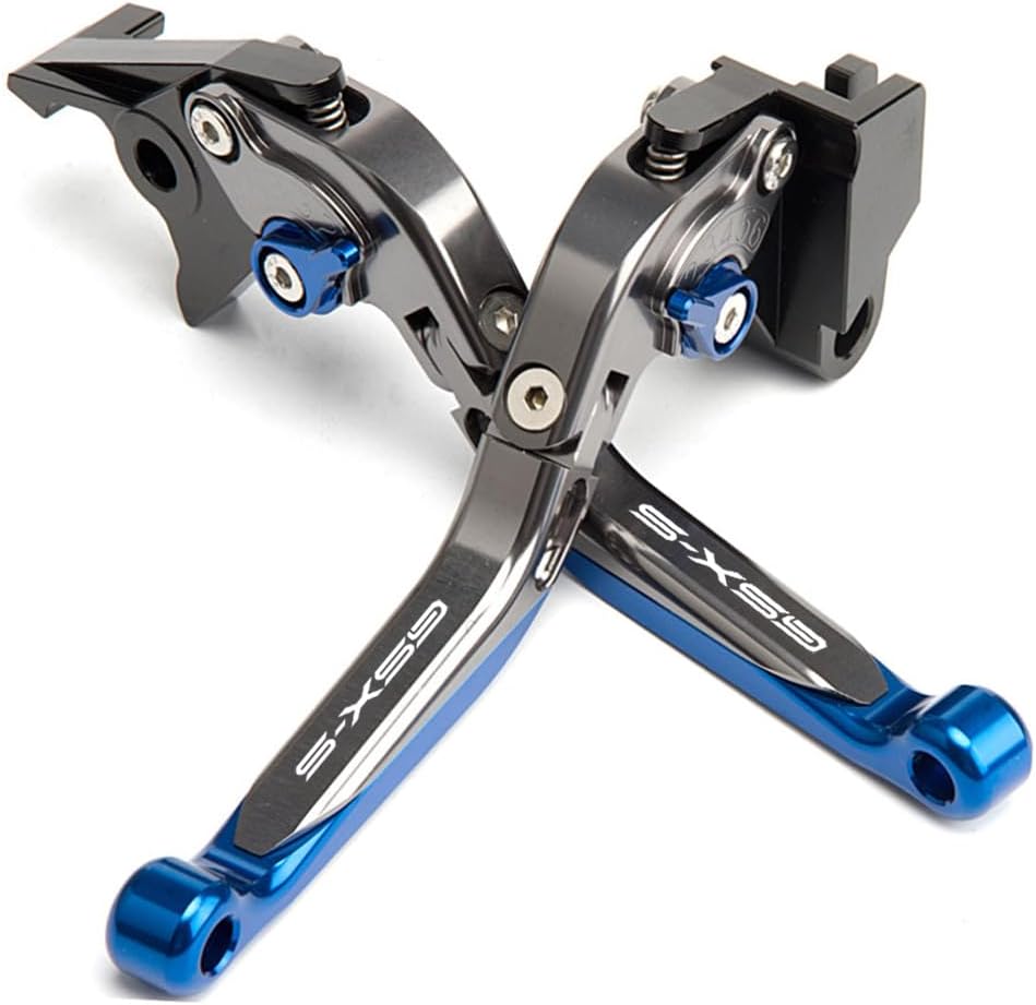 for Suzuki GSX-S 1000 / GT / + 2021-2024 2025 Modified CNC Aluminum Alloy Length Adjustable Foldable Brake Clutch Lever Accessories (Blue)