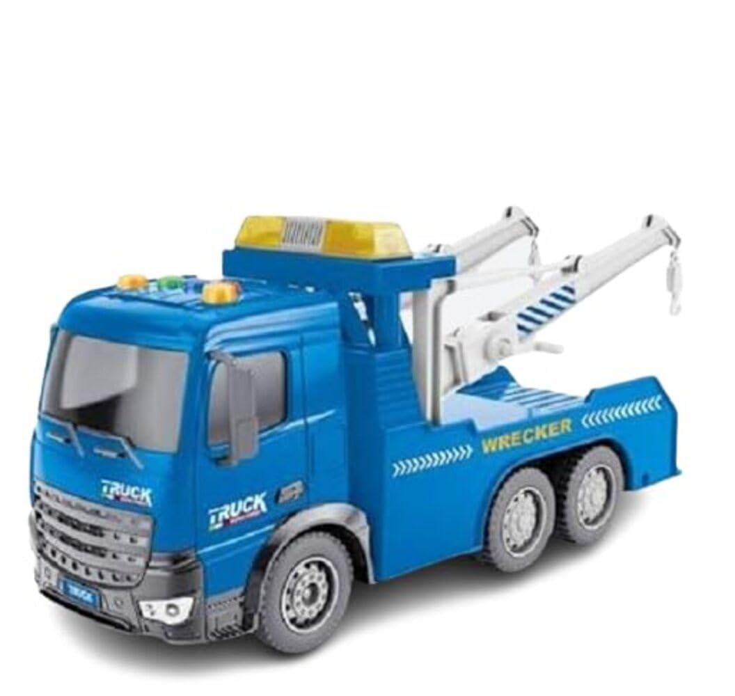 Bestie toys Powered Wrecker Tow Truck 1:16 Toy Towing Vehicle with Lights and Sounds (Double Hooks) (B0CWY4VYGN) Amazon Price History, Amazon Price Tracker
