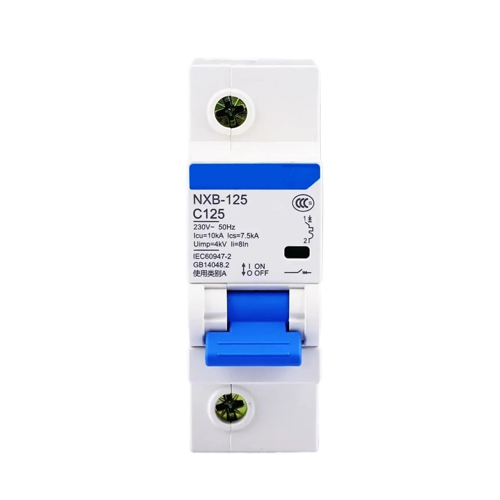 OSHZIKJII 1P 63A 80A 100A 125A 230V 220V 50HZ breaker DZ47(80A)
