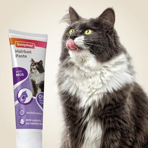 Beaphar - Hairball Paste for Cats – 2-in-1 Paste With Malt and Prebiotics (MOS) - Ensures the Natural Passage of Fur & Hairballs – Prebiotics to Support Digestive Health – Tasty, Healthy Treat - 100g - Image 5
