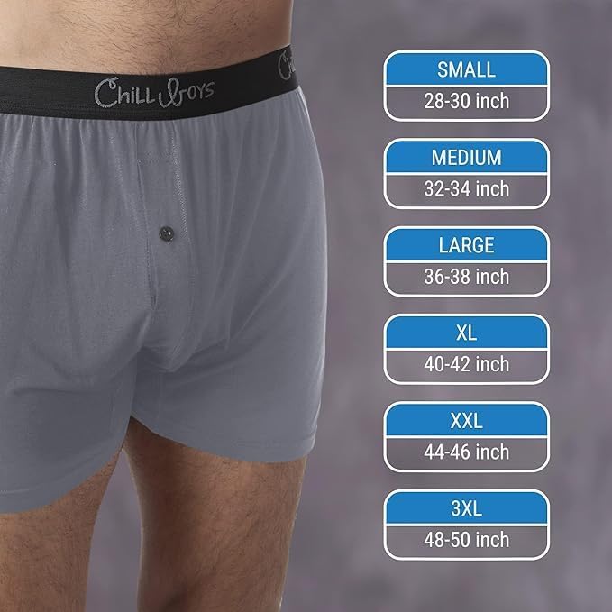 Chill Boys Performance Boxers 3 Pack Men's Underwear Cool Mens Boxers. Moisture Wicking Underwear. Comfortable Boxer Shorts - Image 6