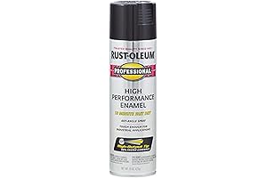 Rust-Oleum Gloss Black Spray Paint: Professional Precision for a Smooth, Durable Finish