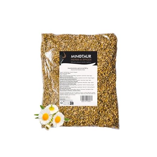 Minotaur Herbs | Echte Kamillenblüten getrocknet | 2 x 500g (1 Kg) | Kamille Tee Kamillentee