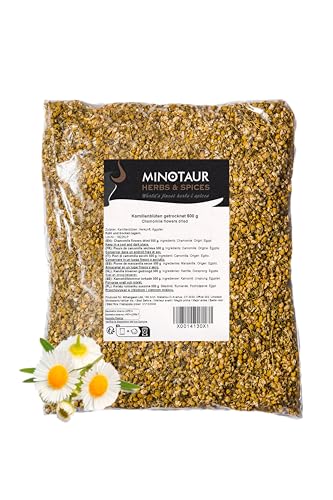Minotaur Herbs | Echte Kamillenblüten Getrocknet | 2 x 500 g (1 Kg) | Kamille Tee Kamillentee