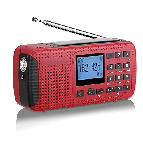Notfall Solar Handkurbel Radio Kurzwellenradio Mit AM/FM SOS Alarm LED Taschenlampe Leselampe Für Haushalt Outdoor Hurricane