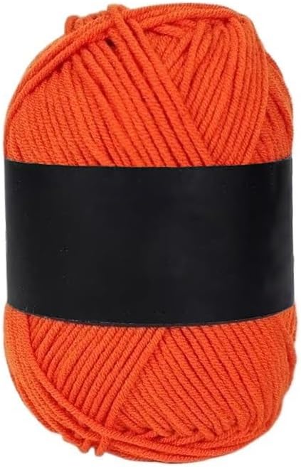 5 Rolls 2.5mm 4 Ply Cotton Blend Yarn for Crocheting Hand Craft(15)