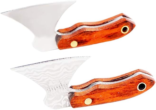Box Cutters Keychain Mini Tools, Eastern Delights 2 Inches Hatchet EDC Cutting Package Outdoor Tool, 2 Pcs Set