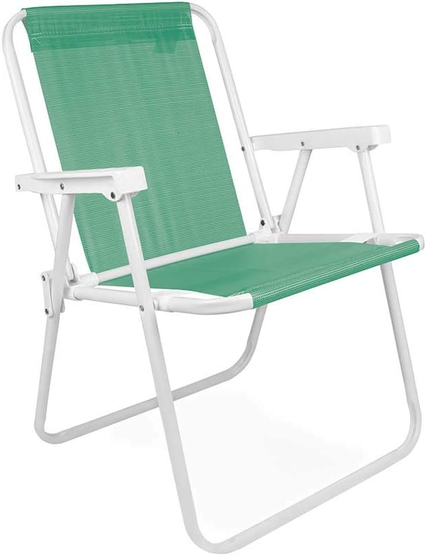 Cadeira de Praia Alta Aço Anis da Mor - 10 OFF