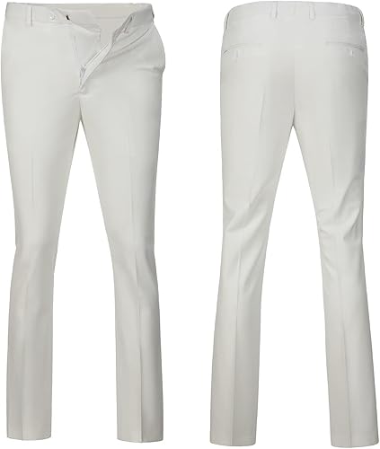 Miniatura 4 de Furuyal Conjunto de chaleco de 2 piezas para hombre, traje de vestir ajustado, traje casual, chaleco y pantalón