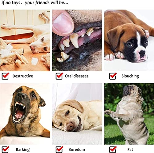 Image of Dog Rope Toys for Large /Medium Aggressive Chewers Tough Rope Chew Toy with Easy Hold Handle, Indestructible Natural Cotton Tug Rope (Rope Dog Toy Set - 3)