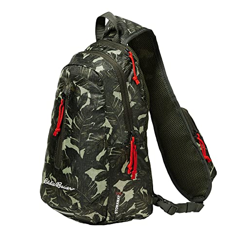 Image of Eddie Bauer Stowaway Packable Sling Bag | Travel | Outdoor | Lightweight | Compact | Ripstop Nylon, Dark Loden-10L