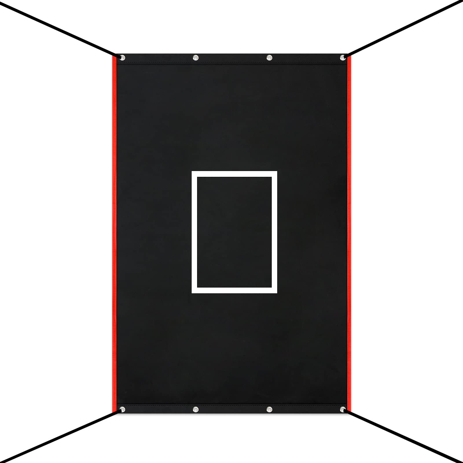 Lewtemi Batting Cage Backstop Vinyl Backstop Heavy Duty Baseball Batting Cage Backdrop and Net Saver for Baseball Softball Hitting Pitching