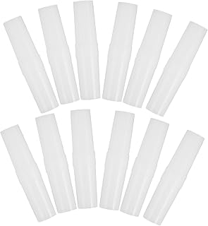 GLEAVI 20pcs Bed Net Rod Connector Kit Rod Connectors for Mosquito Net Replacement Parts Straight Adapters Easy Assembly Small Pole Connection