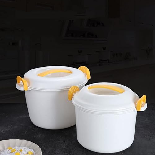 Miniatura 4 de UPKOCH Ollas de arroz para microondas, olla de vapor de arroz para microondas, recipiente para alimentos para microondas, recipiente para verduras,