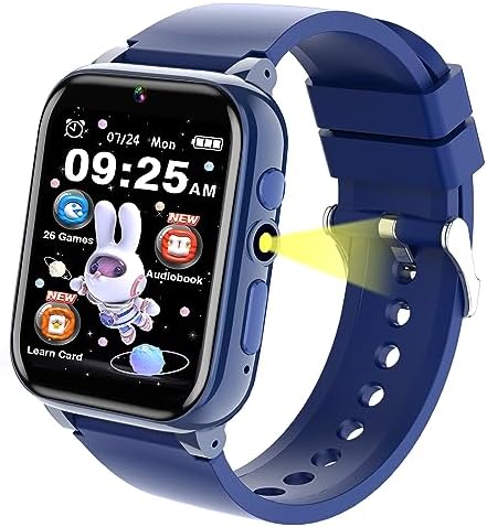 JYNZYUPO Smart Watch for Kids,1.7" Smart Watch Toys with 26 Games Camera Video Recorder Music Alarm Calculator Calendar Flashlight Stopwatch