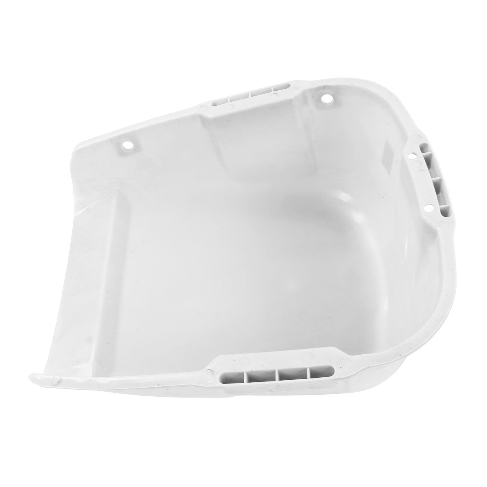 Hyuduo Recogedor de Alta Resistencia, Material Plástico con Diseño de Doble, Gran Capacidad para una Fácil Limpieza en Uso Industrial y Agrícola (White)