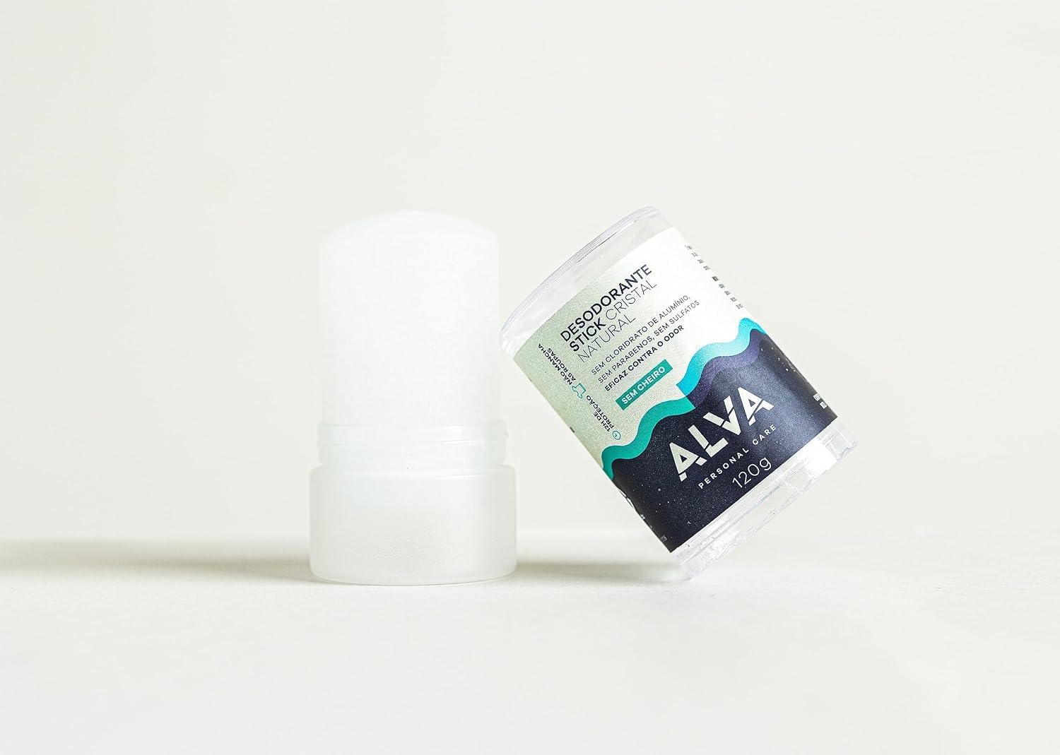 Alva Naturkosmetik Desodorante Stick Kristall Sensitive -120g, Incolor