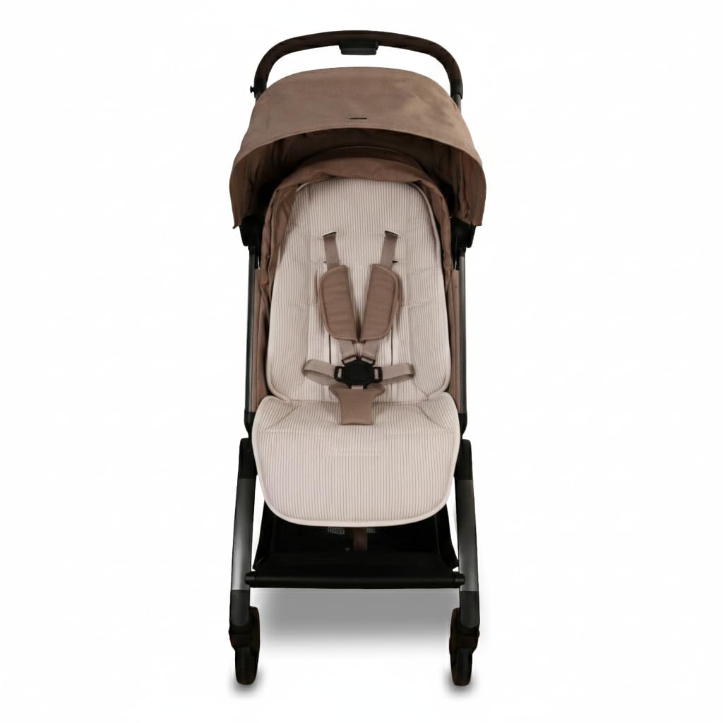 TititNins© - Funda Colchoneta Silla Paseo para Joolz Aer 2 | Acolchado Extra Confortable | 100% Algodón | MIL GRIS