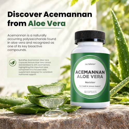 NutraPep Acemannan Aloe Vera Capsules