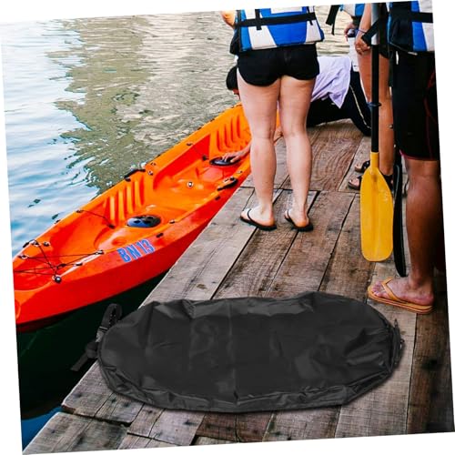 Cubierta de asiento para kayak Gatuida protector ajustable de cabina negro 5