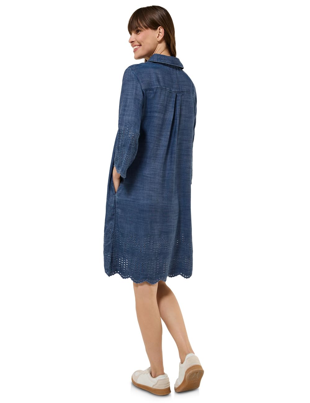 Cecil Sukienka damska, Mid Blue Wash, XL