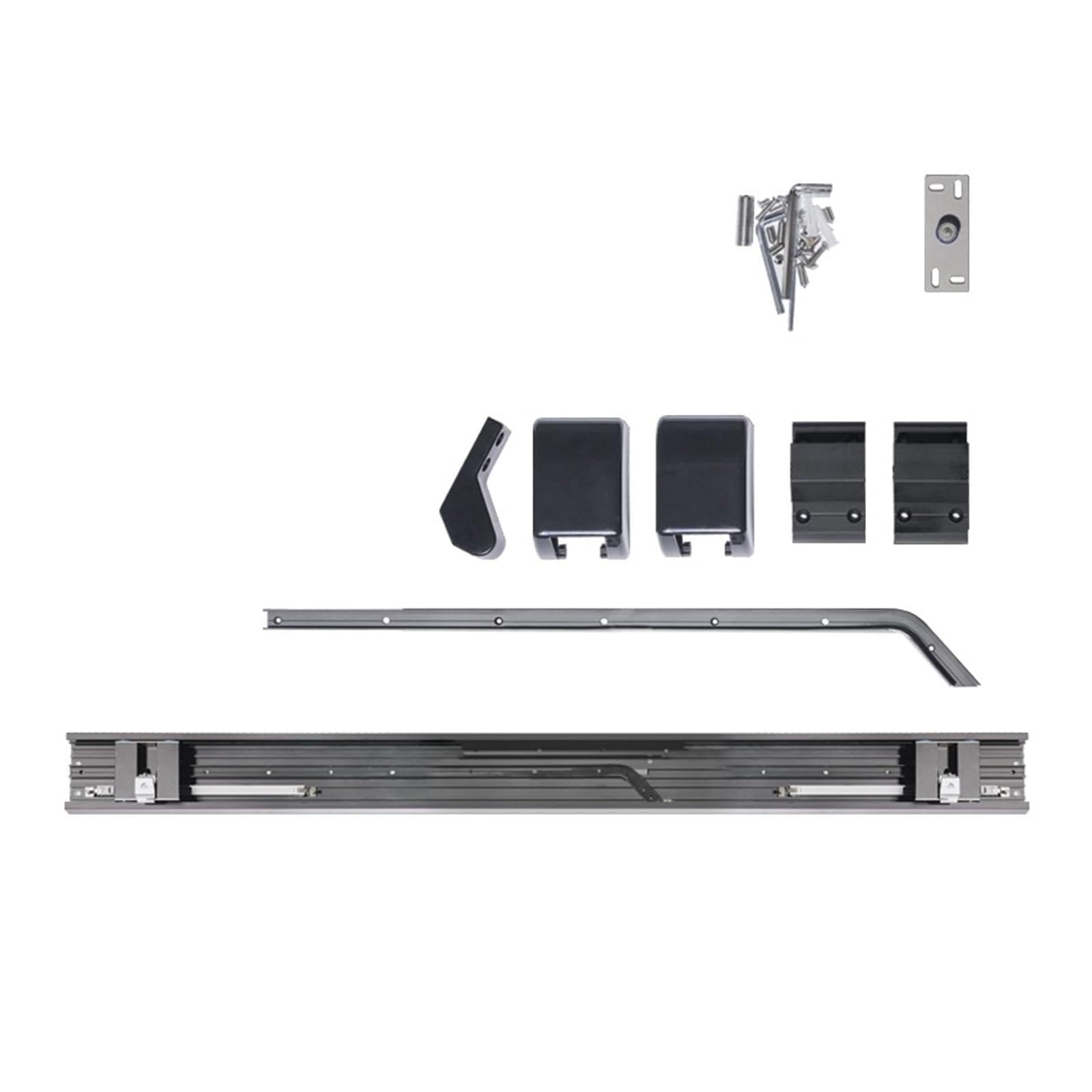 Strafbrg Left Open B Inner Push Hidden Bus Sliding Door Track Plane Invisible Slide Rail Hardware,Smooth Gliding