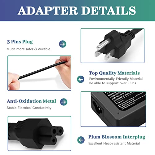 Chromebook Charger 45W Fast Usb C Laptop Charger For Hp Spectre Lenovo Yoga Thinkpad Acer Dell Latitude Asus Samsung Google Pixel Huawei Matebook Computer Replacement Fits Any Type C Tablets & Phones #TOP3