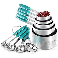 U-Taste 18/8 roestvrijstalen maatbekers set van 7, brede handgreep voor droge en vloeibare ingrediënten, 30 ml 60 ml 80 ml 120 ml 160 ml 180 ml 240 ml (Zilver U-Taste 18/8 roestvrijstalen maatbekers set van 7, brede handgreep voor droge en vloeibare ingrediënten, 30 ml 60 ml 80 ml 120 ml 160 ml 180 ml 240 ml (Zilver