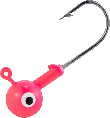 Dr.Fish Paquete de 20 cabezas de plantilla de pesca, plantilla de cangrejo, cabeza de bola redonda, anzuelos de pesca de agua dulce, trucha, lubina,