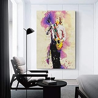 Iooie Art Peinture sur Toile Smudge Paul Mccartney célèbre Guitariste et Photo pour la décoration de Salon Muralimpression Affiches Photos 15.7″x23.6″(40x60cm) sans Cadre - Les Beatles, Paul McCartney, John Lennon, RIngo Starr, George Harrison Iooie Art Peinture sur Toile Smudge Paul Mccartney célèbre Guitariste et Photo pour la décoration de Salon Muralimpression Affiches Photos 15.7"x23.6"(40x60cm) sans Cadre – Image 2