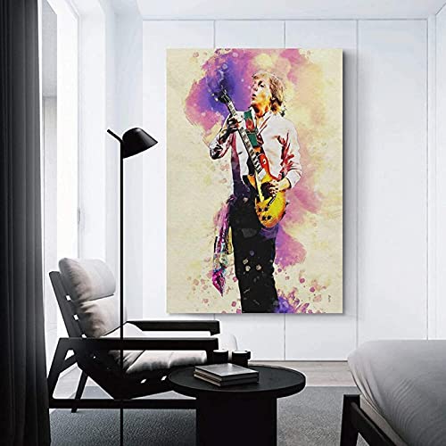 Iooie Art Peinture sur Toile Smudge Paul Mccartney célèbre Guitariste et Photo pour la décoration de Salon Muralimpression Affiches Photos 15.7″x23.6″(40x60cm) sans Cadre - Les Beatles, Paul McCartney, John Lennon, RIngo Starr, George Harrison Iooie Art Peinture sur Toile Smudge Paul Mccartney célèbre Guitariste et Photo pour la décoration de Salon Muralimpression Affiches Photos 15.7"x23.6"(40x60cm) sans Cadre – Image 3
