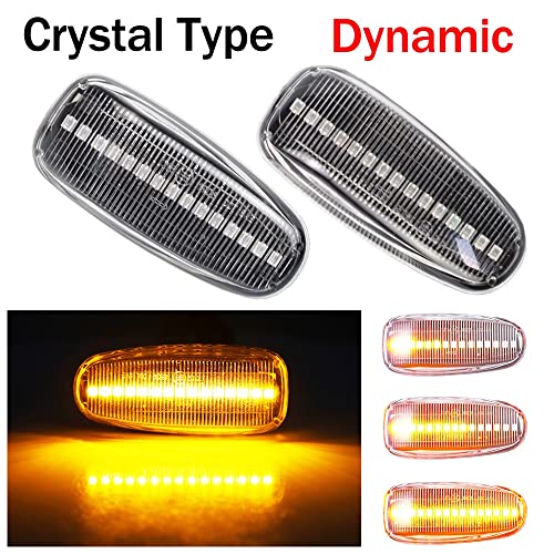 Espejo Secuencial Luz Indicador Lateral de Señal Giro Dinámico Mercedes W202 W210 W208 5