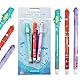 MeYuxg Set mit 3 radierbaren Gelstiften – Meerestiere Set 2025 Gelstifte Radierbar : Clownfisch, Seepferdchen, Meeresschildkröte – Stifte mit Tierkopf, farbige, wärmeempfindliche Tinte, 0,5 mm Spitze