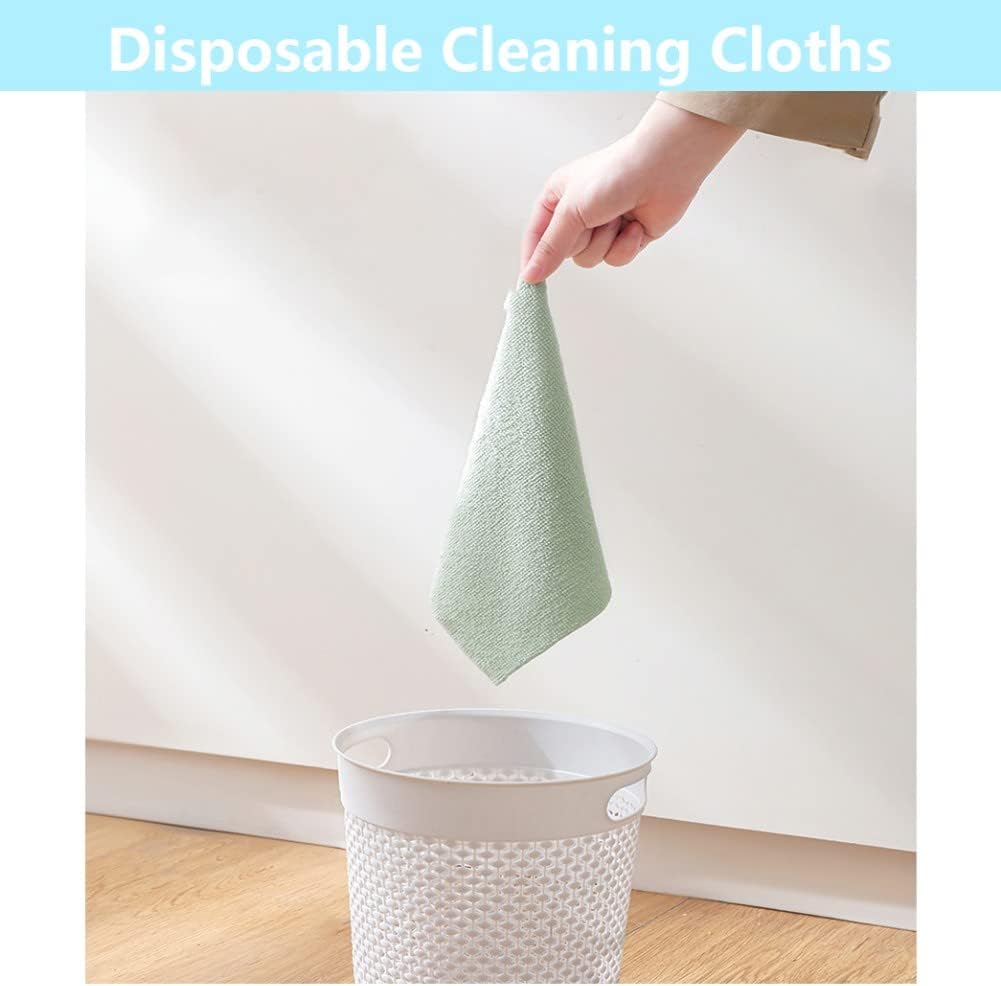 Exclusive | Goodern 20 Sheets Disposable Cleaning Cloths Cleaning Towels Microfiber Towel,Reusable Dish Cloths with Dispenser Box,Lazy Rags Car Wipes,Multi-Purpose Cleaning Cloths for Home Kitchen Hospital-Blue 2026 - view 7
