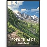 MJ-GRAPHICS® Poster Alpen Kunstdruck Gebirge Wandbild 