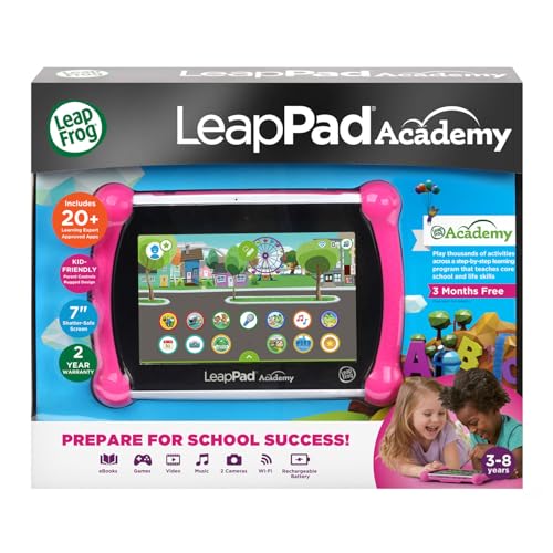 LeapFrog LeapPad Academy Kids’ Learning Tablet, Pink by LeapFrog - Image 8