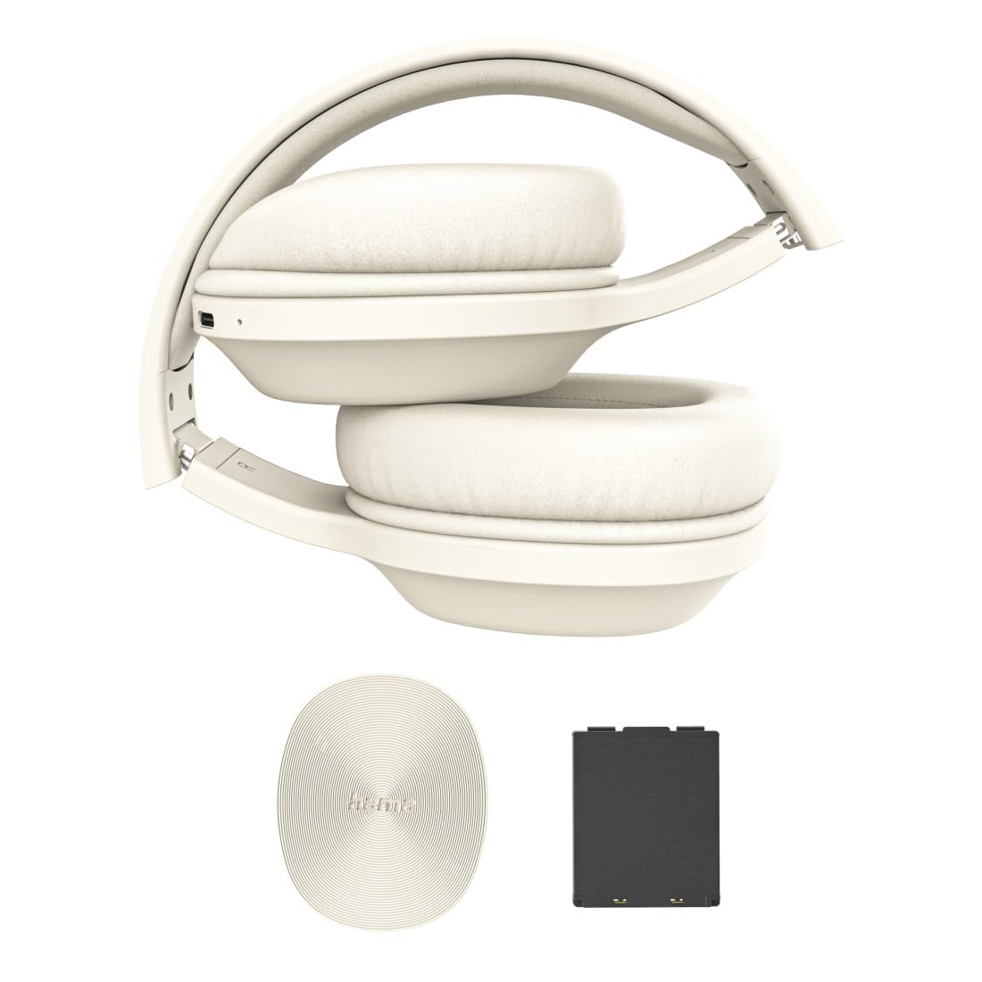Hama Zestaw słuchawkowy Bluetooth Circum Multipoint 60h Micro Beige