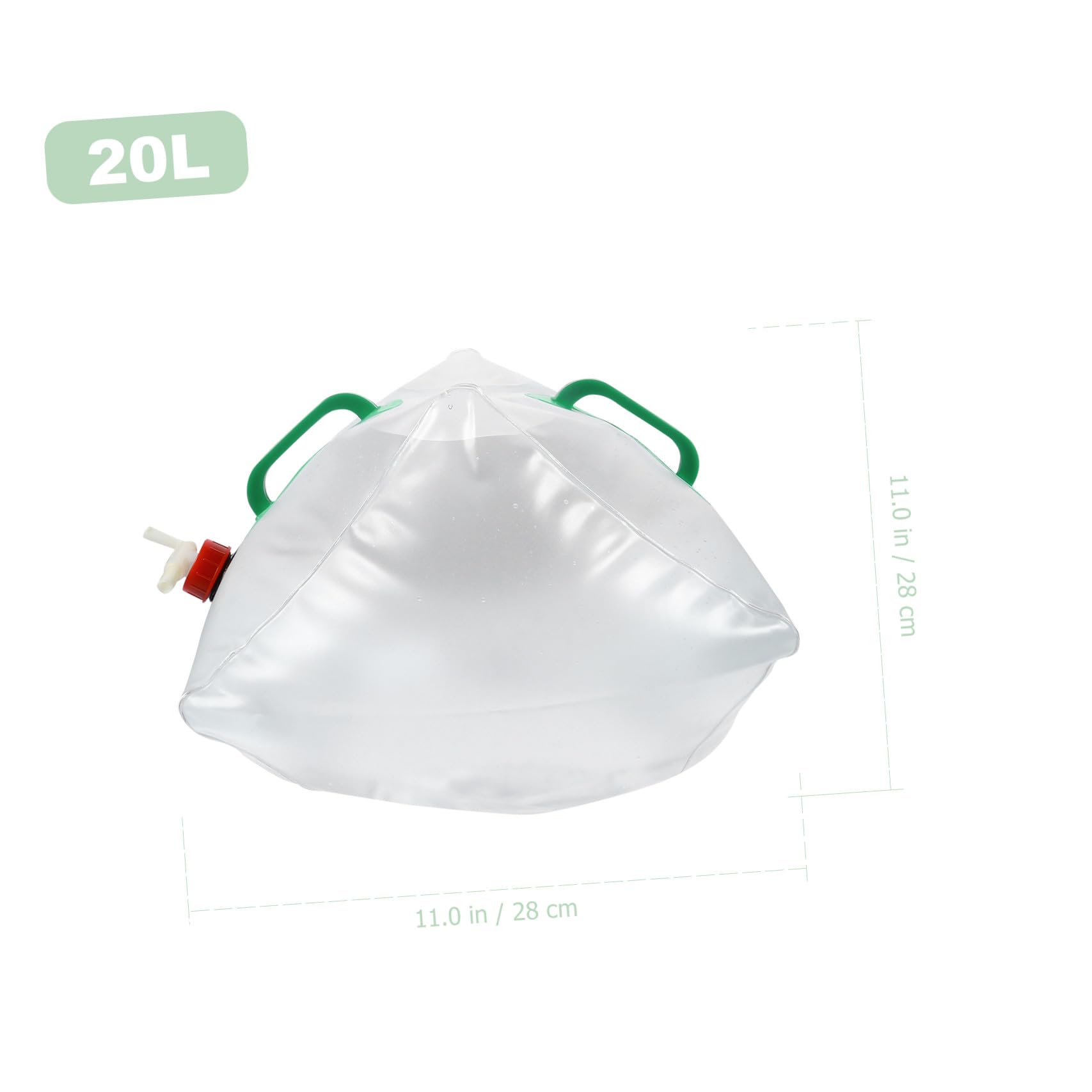 BESTonZON 2stücke Faltbarer Wasserbehälter Aus Lebensmittelechtem Material Leicht Und Kompakt Mit Praktischem Griff Und Wasserdichtem Deckel Für Camping Wandern Und Reisen