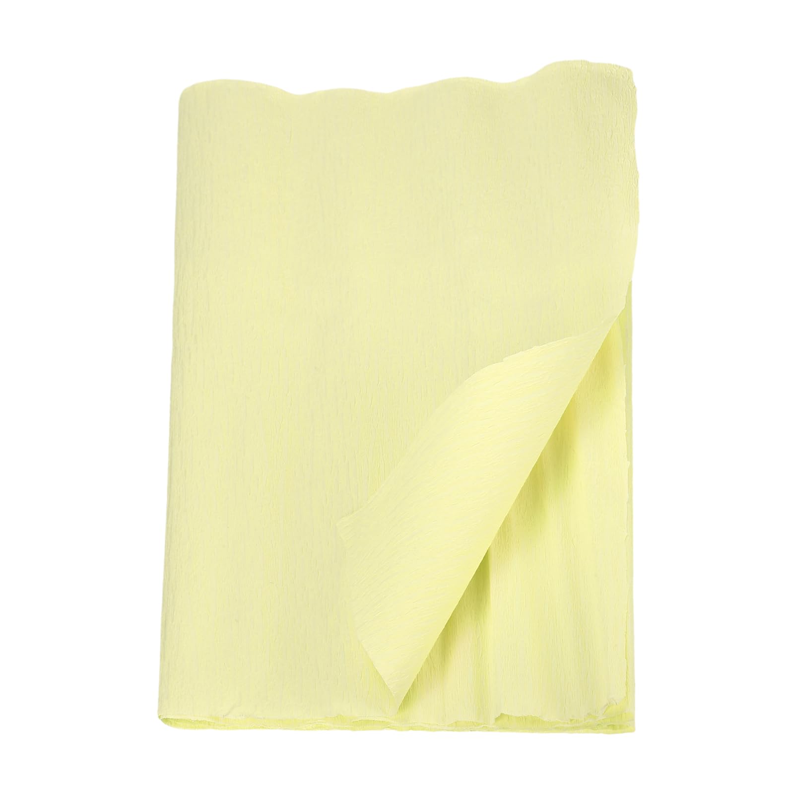 sourcing map Crepe Paper Roll 8.2ft Long 13 Inch Wide, Yellow