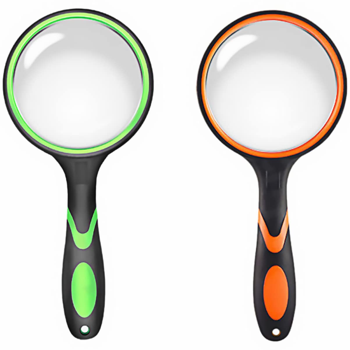 Loupe portable Ipetboom lot de 6 pièces avec poignée ergonomique pour lecture seniors