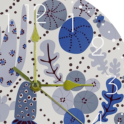 Horloge murale en acrylique design abstrait haut de gamme - 3